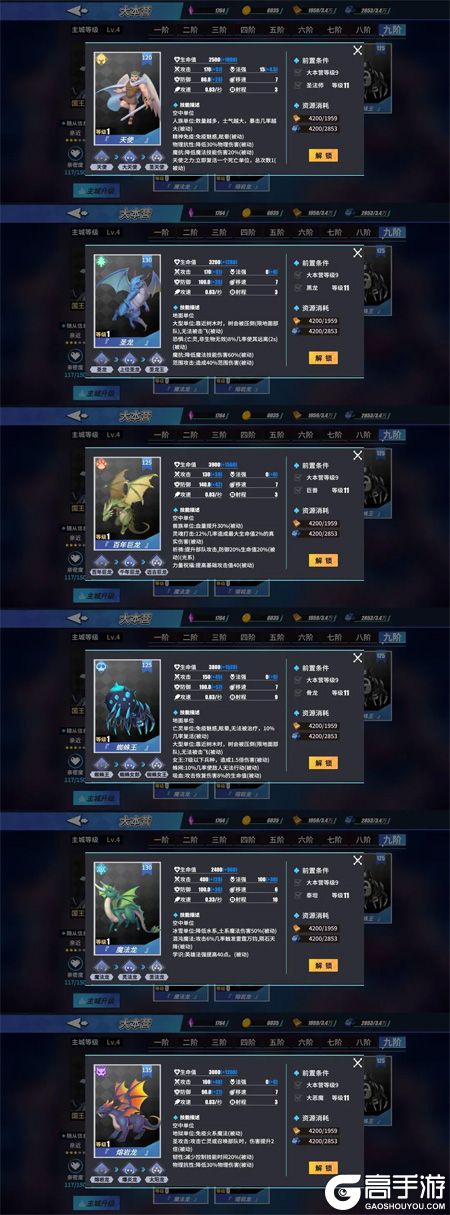 物质与魔法 兵种精髓